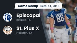Recap: Episcopal  vs. St. Pius X  2018