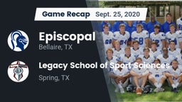 Recap: Episcopal  vs. Legacy School of Sport Sciences 2020