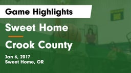 Sweet Home  vs Crook County  Game Highlights - Jan 6, 2017