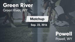 Matchup: Green River High vs. Powell  2016