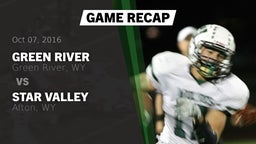 Recap: Green River  vs. Star Valley  2016