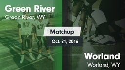 Matchup: Green River High vs. Worland  2016