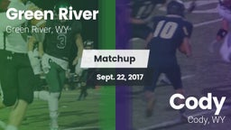 Matchup: Green River High vs. Cody  2017