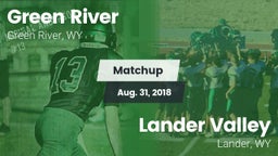 Matchup: Green River High vs. Lander Valley  2018