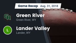 Recap: Green River  vs. Lander Valley  2018