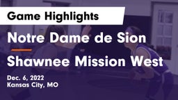 Notre Dame de Sion  vs Shawnee Mission West Game Highlights - Dec. 6, 2022