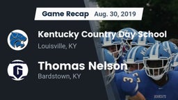 Recap: Kentucky Country Day School vs. Thomas Nelson  2019