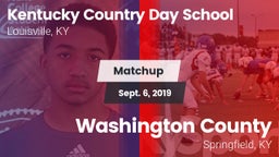 Matchup: KCD vs. Washington County  2019