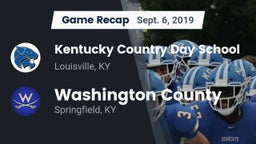 Recap: Kentucky Country Day School vs. Washington County  2019