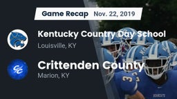Recap: Kentucky Country Day School vs. Crittenden County  2019