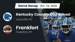 Recap: Kentucky Country Day School vs. Frankfort  2020