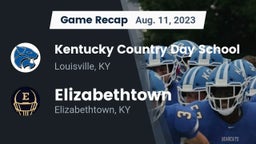Recap: Kentucky Country Day School vs. Elizabethtown  2023