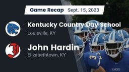 Recap: Kentucky Country Day School vs. John Hardin  2023
