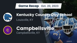 Recap: Kentucky Country Day School vs. Campbellsville  2023