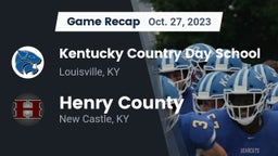 Recap: Kentucky Country Day School vs. Henry County  2023