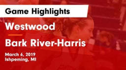 Westwood  vs Bark River-Harris Game Highlights - March 6, 2019