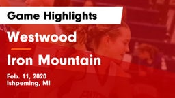 Westwood  vs Iron Mountain  Game Highlights - Feb. 11, 2020