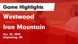 Westwood  vs Iron Mountain  Game Highlights - Jan. 25, 2023