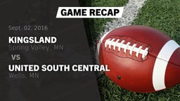 Recap: Kingsland  vs. United South Central  2016