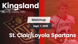 Matchup: Kingsland High vs. St. Clair/Loyola Spartans 2018