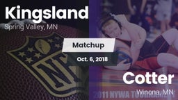 Matchup: Kingsland High vs. Cotter  2018