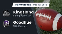 Recap: Kingsland  vs. Goodhue  2018