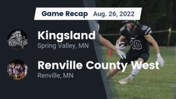 Recap: Kingsland  vs. Renville County West  2022