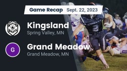 Recap: Kingsland  vs. Grand Meadow  2023