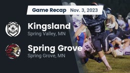 Recap: Kingsland  vs. Spring Grove  2023