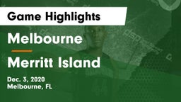 Melbourne  vs Merritt Island  Game Highlights - Dec. 3, 2020
