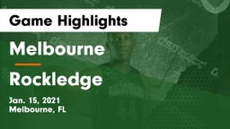 Melbourne  vs Rockledge  Game Highlights - Jan. 15, 2021