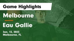 Melbourne  vs Eau Gallie  Game Highlights - Jan. 13, 2023