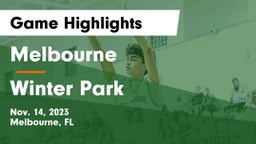 Melbourne  vs Winter Park  Game Highlights - Nov. 14, 2023