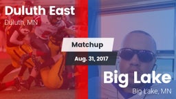 Matchup: Duluth East High vs. Big Lake  2017