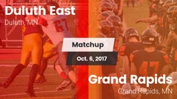 Matchup: Duluth East High vs. Grand Rapids  2017