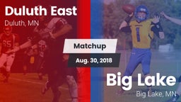 Matchup: Duluth East High vs. Big Lake  2018