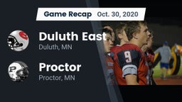 Recap: Duluth East  vs. Proctor  2020