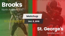 Matchup: Brooks  vs. St. George's  2016