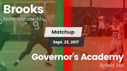 Matchup: Brooks  vs. Governor's Academy  2017