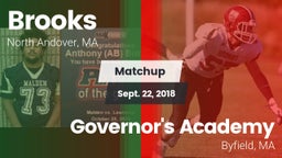 Matchup: Brooks  vs. Governor's Academy  2018