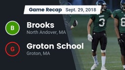 Recap: Brooks  vs. Groton School  2018