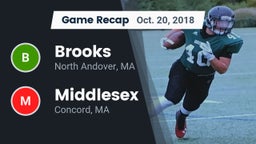 Recap: Brooks  vs. Middlesex  2018