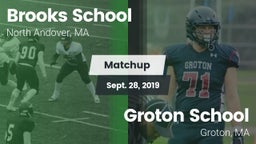 Matchup: Brooks  vs. Groton School  2019