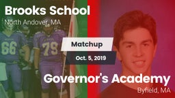 Matchup: Brooks  vs. Governor's Academy  2019