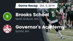 Recap: Brooks School vs. Governor's Academy  2019