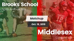 Matchup: Brooks  vs. Middlesex  2019