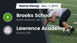 Recap: Brooks School vs. Lawrence Academy  2019