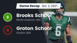 Recap: Brooks School vs. Groton School  2021