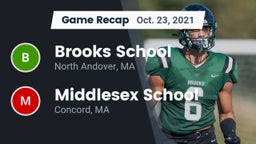 Recap: Brooks School vs. Middlesex School 2021