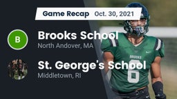 Recap: Brooks School vs. St. George's School 2021